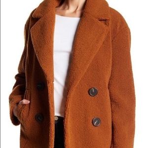 Oversized French Connection Teddy Faux Fur Jacket